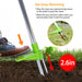 Stand-Up Weed Puller with Foot Pedal and 3-Prong Steel Claw