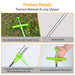 Stand-Up Weed Puller with Foot Pedal and 3-Prong Steel Claw