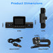 4-Channel Dash Cam with Rear Camera, IR Night Vision and 32GB Card