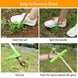 Stand-Up Weed Puller with Foot Pedal and 3-Prong Steel Claw