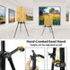 Portable Aluminum Painting Easel with Tripod Stand and Carry Bag, 50 to 126 cm