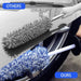 Long Microfiber Car Wheel Brush for Deep Rims, 17 in with Handle Guard