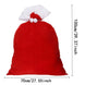 Extra Large Santa Sack for Christmas Presents, 39 x 27.5 in Red Velvet Gift Bag with Drawstring