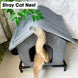 Elevated Insulated Outdoor Cat House, Waterproof, Medium