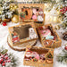 Christmas Cookie Gift Boxes with Window, Set of 6