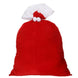 Extra Large Santa Sack for Christmas Presents, 39 x 27.5 in Red Velvet Gift Bag with Drawstring