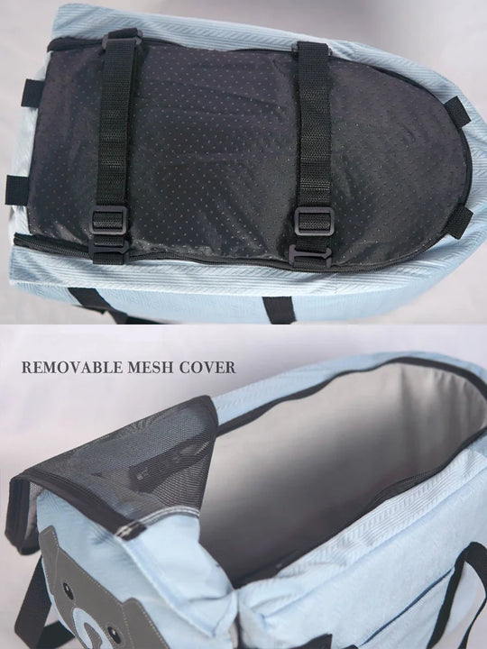 Center Console Dog Booster Seat for Small Pets, Portable Carrier with Mesh Cover