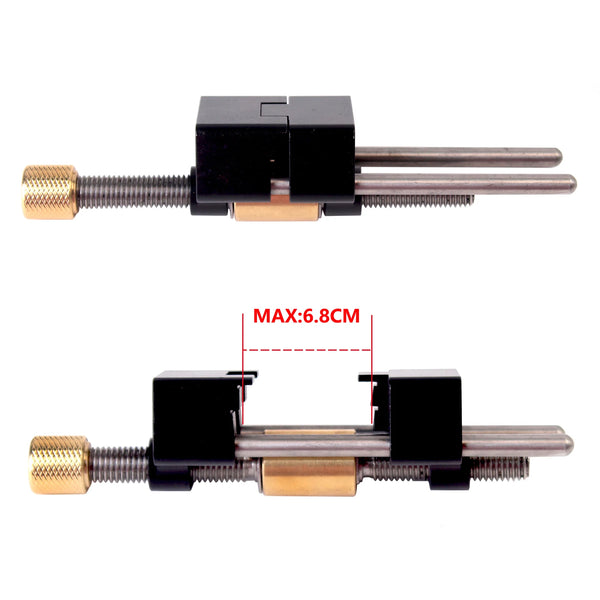 Honing Guide Sharpening Jig for Chisel and Plane Blades, Aluminum with Brass Roller