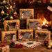 Christmas Cookie Gift Boxes with Window, Set of 6