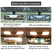 Clip-On Panoramic Car Rearview Mirror, Wide-Angle Interior Mirror, 11 in
