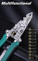 Multifunction Wire Stripper Pliers with Built-In Voltage Tester
