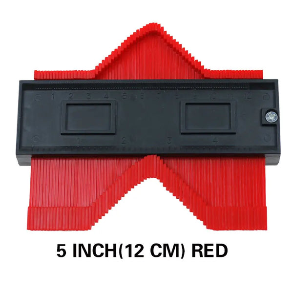 Contour Gauge Profile Duplicator Tool, 5 Inch, with Ruler Scale