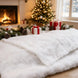 Christmas Snow Blanket, 31.5 x 47 in Artificial Snow Cover for Tree Base, Village Display and Mantel