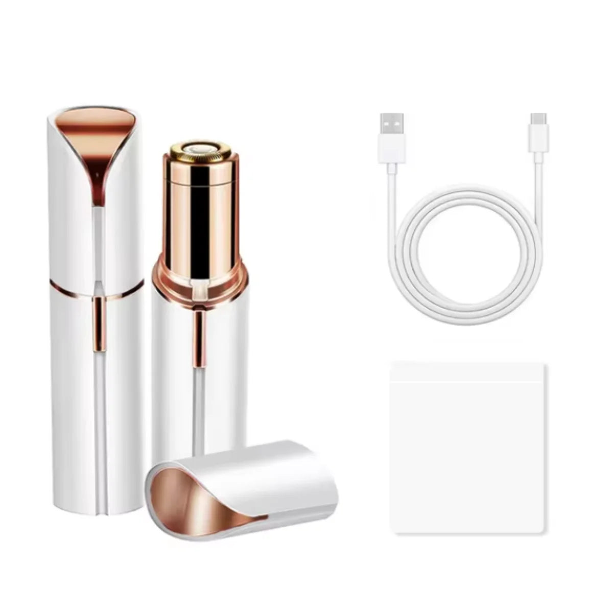 Lipstick-Style Facial Hair Remover, Portable Grooming Trimmer for Women