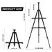 Portable Aluminum Painting Easel with Tripod Stand and Carry Bag, 50 to 126 cm