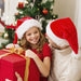Plush Christmas Santa Hat for Adults, Red with Thick White Trim and Pom-Pom