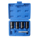 Damaged Lug Nut Extractor Socket Set for Car Wheels, 17 to 22 mm, with Case