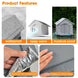 Elevated Insulated Outdoor Cat House, Waterproof, Medium