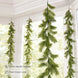 Christmas Pine Garland, 2 Pack 5.9 ft Artificial Greenery Garlands for Mantel, Stairs and Door