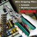 Multifunction Wire Stripper Pliers with Built-In Voltage Tester