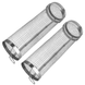 Rolling Grill Baskets for Kitchen and BBQ, Stainless Steel Mesh, 2-Pack