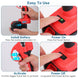 Cordless Electric Garden Pruning Shears Kit with 2 Batteries and Carry Case