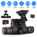 4-Channel Dash Cam with Rear Camera, IR Night Vision and 32GB Card