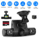 4-Channel Dash Cam with Rear Camera, IR Night Vision and 32GB Card